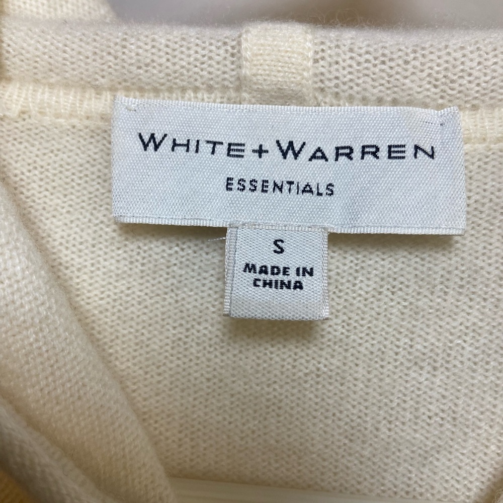 White and Warren Cashmere Zip Hoodie -S - Picture 3 of 16